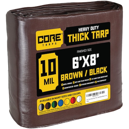 10 Mil, Polyethylene, Brown